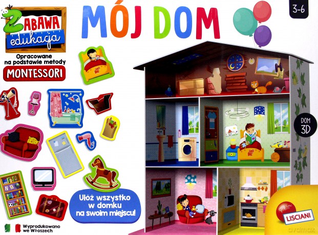 Gra edukacyjna Montessori Maxi mój dom [GRA]