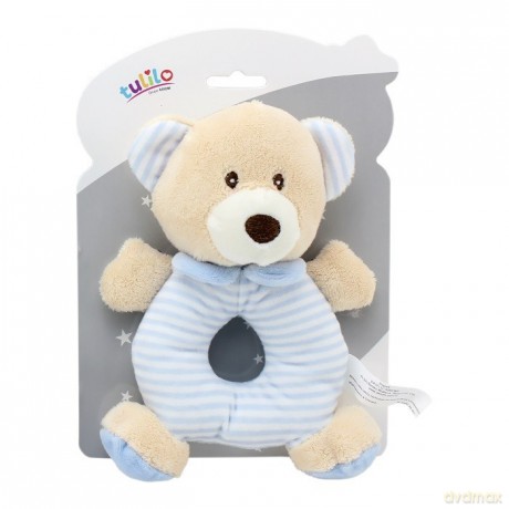 Grzechotka New Baby Miś 17 cm