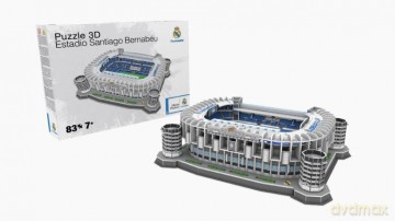 KICK OFF GAMES 3D stadion Santiago Bernabe [PUZZLE]