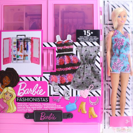 Lalka Barbie Szafa na ubranka