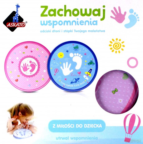 Masa plastyczna do odcisku rączki i stópki