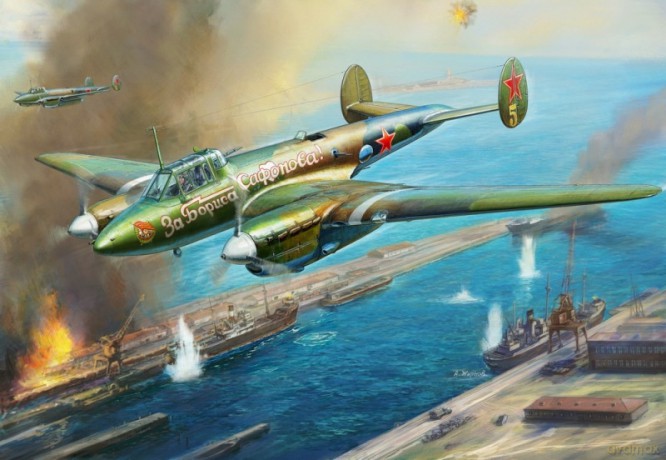 Model plastikowy Petlyakov Pe-2