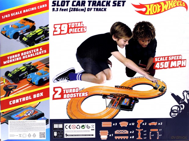 Tor samochodowy KidzTech Hot Wheels 286 cm