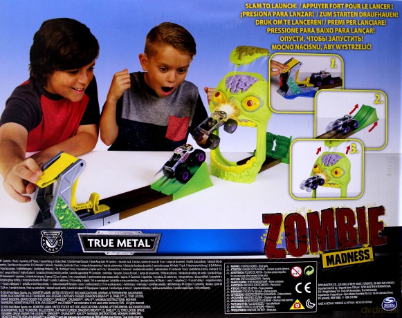 Tor samochodowy Monster Jam: 1:64 Wyczynowe Zestawy - Zombie