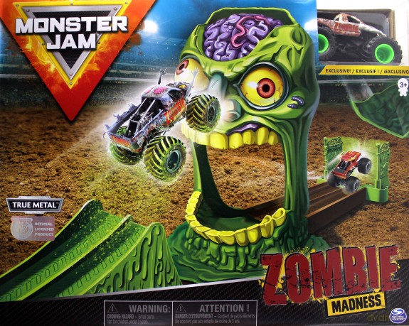 Tor samochodowy Monster Jam: 1:64 Wyczynowe Zestawy - Zombie