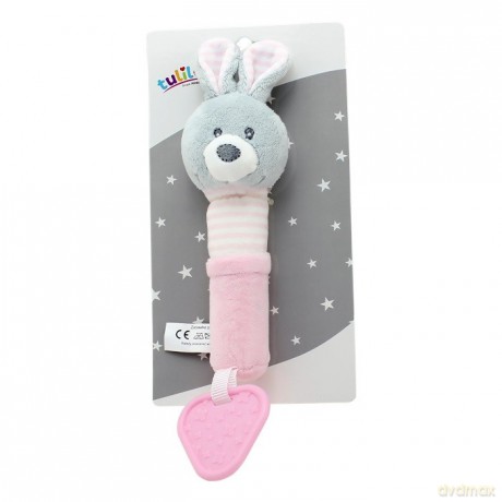Zabawka z dźwiękiem New Baby Króliczek 17 cm