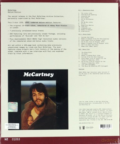Paul Mccartney: Mccartney Ltd Deluxe (digibook) [2CD]+[DVD]