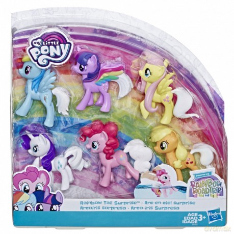 Zestaw figurek My Little Pony Tęczowa przemiana 6-pak [FIGURKA]