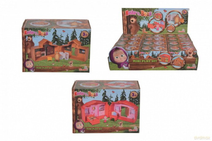 Zestaw mini figurki Masza i Niedźwiedź, 2 rodzaje [FIGURKA]
