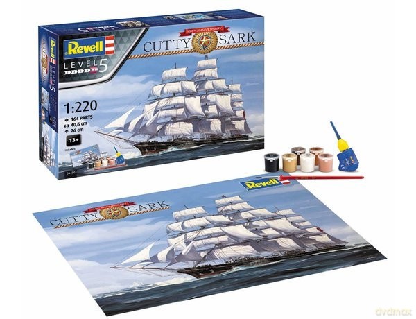 Zestaw upominkowy Model plastikowy Cutty Sark 150th Anniver