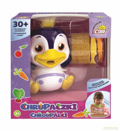 Zwierzaczek interaktywny Chrupaczki Pingwinek [FIGURKA]