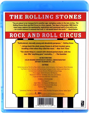 The Rolling Stones Rock And Roll Circus [Blu-Ray]