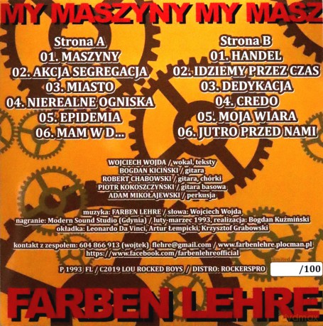 Farben Lehre: My Maszyny (Orange) [Winyl]