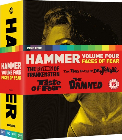 Hammer Volume Four: Faces of Fear: The Revenge of Frankenstein / The Two Faces of Dr. Jekyll / Taste of Fear / The Damned (Limited) (Zemsta Frankensteina / The Two Faces of Dr. Jekyll / Krzyk strachu / Fabryka niesmiertelnych) [BOX] (Zemsta Frankensteina 