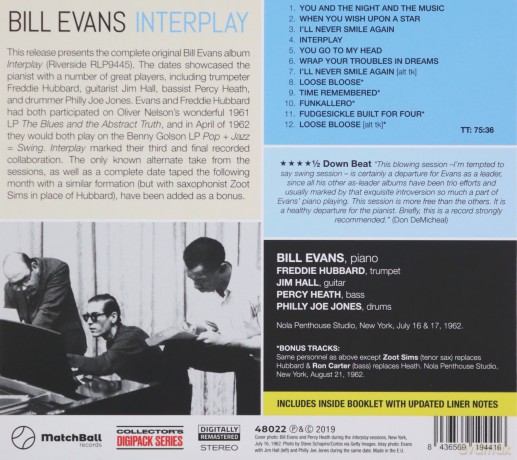 Bill Evans: Interplay [CD]