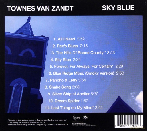 Townes Van Zandt: Sky Blue [CD]