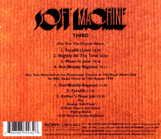 Soft Machine: Third [2CD]