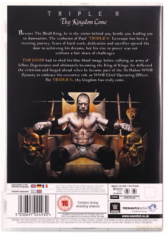Wwe Triple H Thy Kingdom Come [3DVD]
