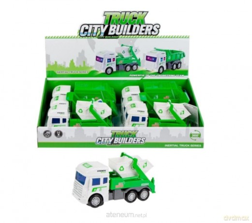 Auto ciężarowe śmieciarka 20 cm