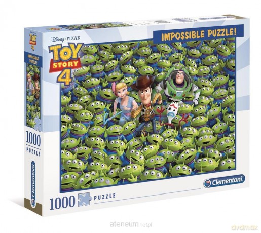 CLEMENTONI 1000 el. Impossible Puzzle! Toy story 4 [PUZZLE]