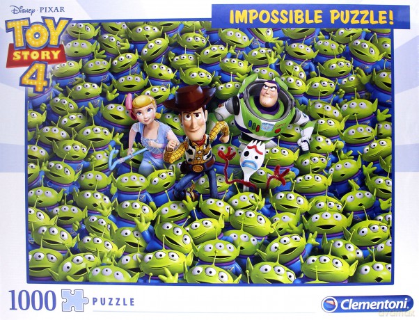 CLEMENTONI 1000 el. Impossible Puzzle! Toy story 4 [PUZZLE]