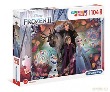 CLEMENTONI 104 el. Maxi Super kolor Frozen 2 [PUZZLE]
