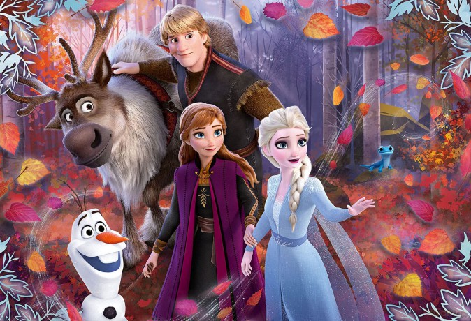 CLEMENTONI 104 el. Maxi Super kolor Frozen 2 [PUZZLE]