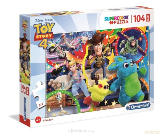 CLEMENTONI 104 el. Maxi Super Kolor Toy story 4 [PUZZLE]