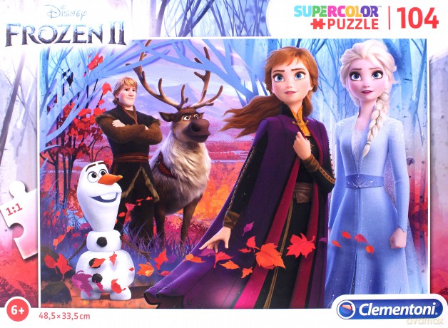 CLEMENTONI 104 el. Super kolor Frozen 2 [PUZZLE]