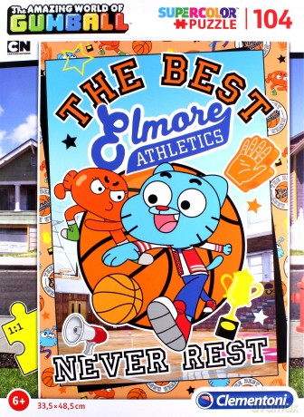 CLEMENTONI 104 el. Super kolor Gumball [PUZZLE]