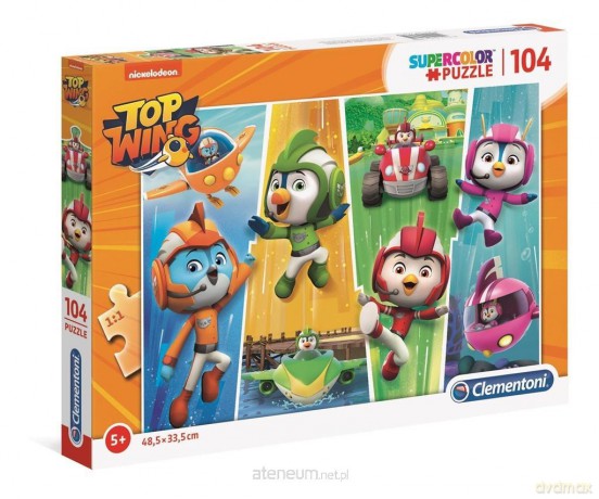 CLEMENTONI 104 el. Super kolor Top Wing [PUZZLE]