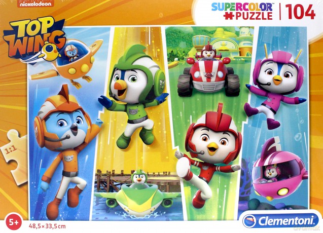CLEMENTONI 104 el. Super kolor Top Wing [PUZZLE]