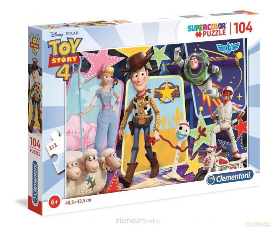 CLEMENTONI 104 el. Super kolor Toy story 4 [PUZZLE]