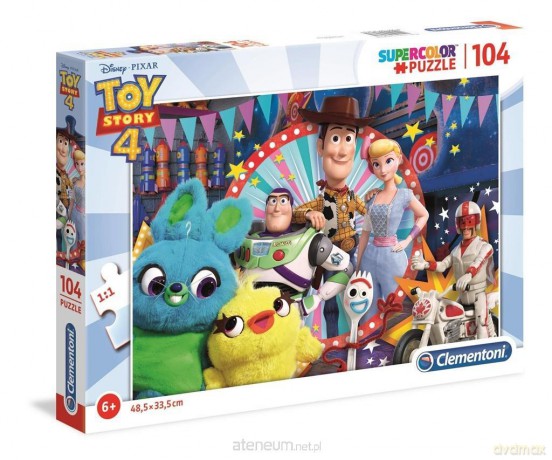 CLEMENTONI 104 el. Super kolor Toy story 4 [PUZZLE]