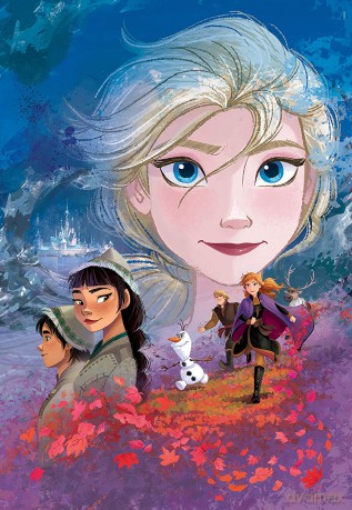 CLEMENTONI 180 el. Super kolor Frozen 2 [PUZZLE]