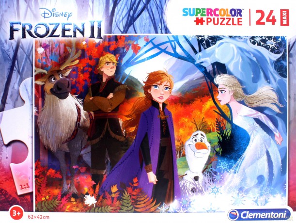 CLEMENTONI 24 el. Maxi Super kolor Frozen 2 [PUZZLE]