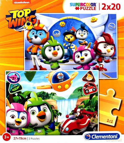 CLEMENTONI 2x20 el. Super kolor Top Wing [PUZZLE]