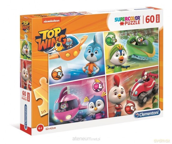 CLEMENTONI 60 el. Maxi Super kolor Top Wing [PUZZLE]