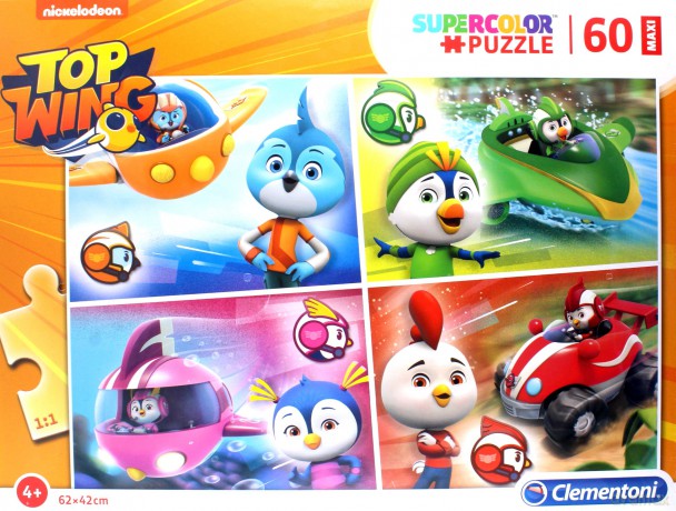 CLEMENTONI 60 el. Maxi Super kolor Top Wing [PUZZLE]