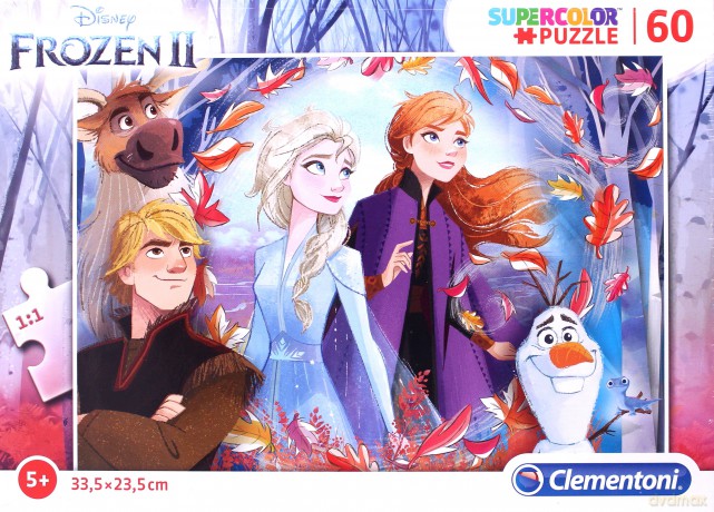 CLEMENTONI 60 el. Super kolor Frozen 2 [PUZZLE]