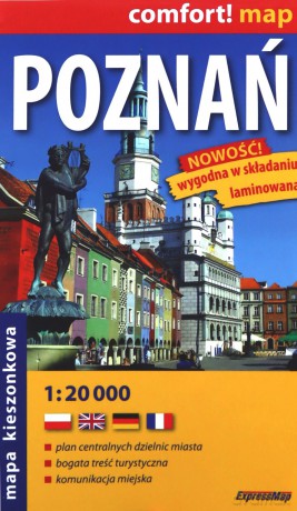 Comfort!map Poznań 1:20 000 plan miasta