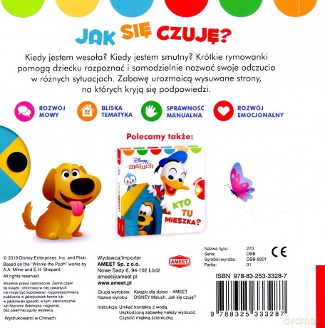 Disney maluch. Jak się czuję [KSIĄŻKA]