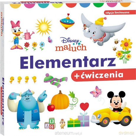 Disney maluch. Zestaw elementarz + ćwiczenia [KSIĄŻKA]