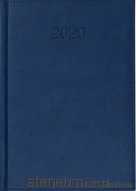 Kalendarz 2020 Książkowy A4 tygodniowy Vivo granat [KALENDARZ]