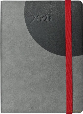Kalendarz 2020 Książkowy A5 tygodniowy Flexi grafit [KALENDARZ]