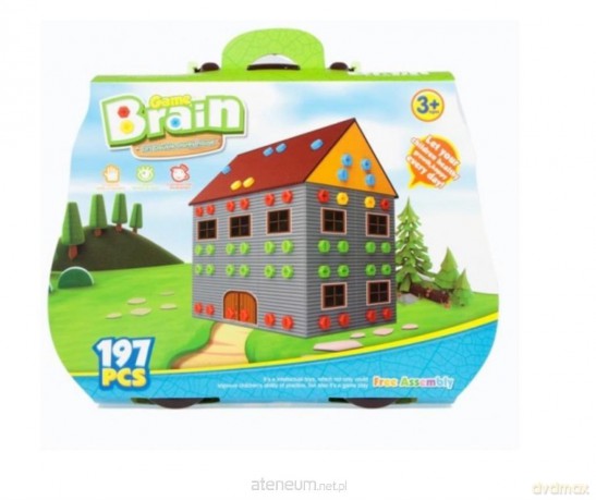 Klocki konstrukcyjne 197 el. farma walizka [KLOCKI]
