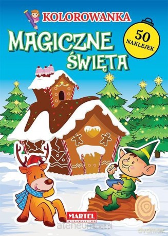 Kolorowanka. Magiczne święta (niebieska okładka) [KSIĄŻKA]
