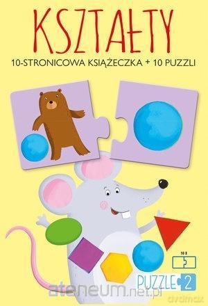 Kształty. Książeczka + 10 puzzli [KSIĄŻKA]