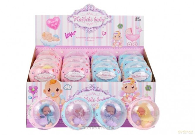 Lalka bobas 12cm z akcesoriami w kuli mix