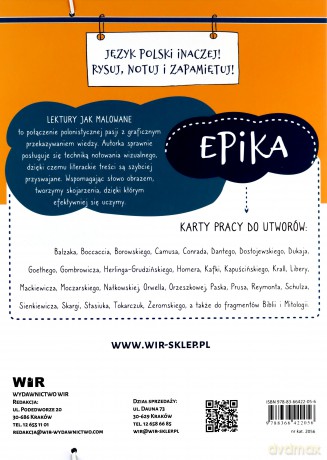Lektury jak malowane - epika - Sylwia Oszczyk [KSIĄŻKA]